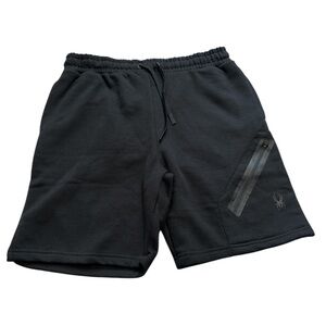 Spyder Men's Black Drawstring Athletic Shorts Size Mediun
